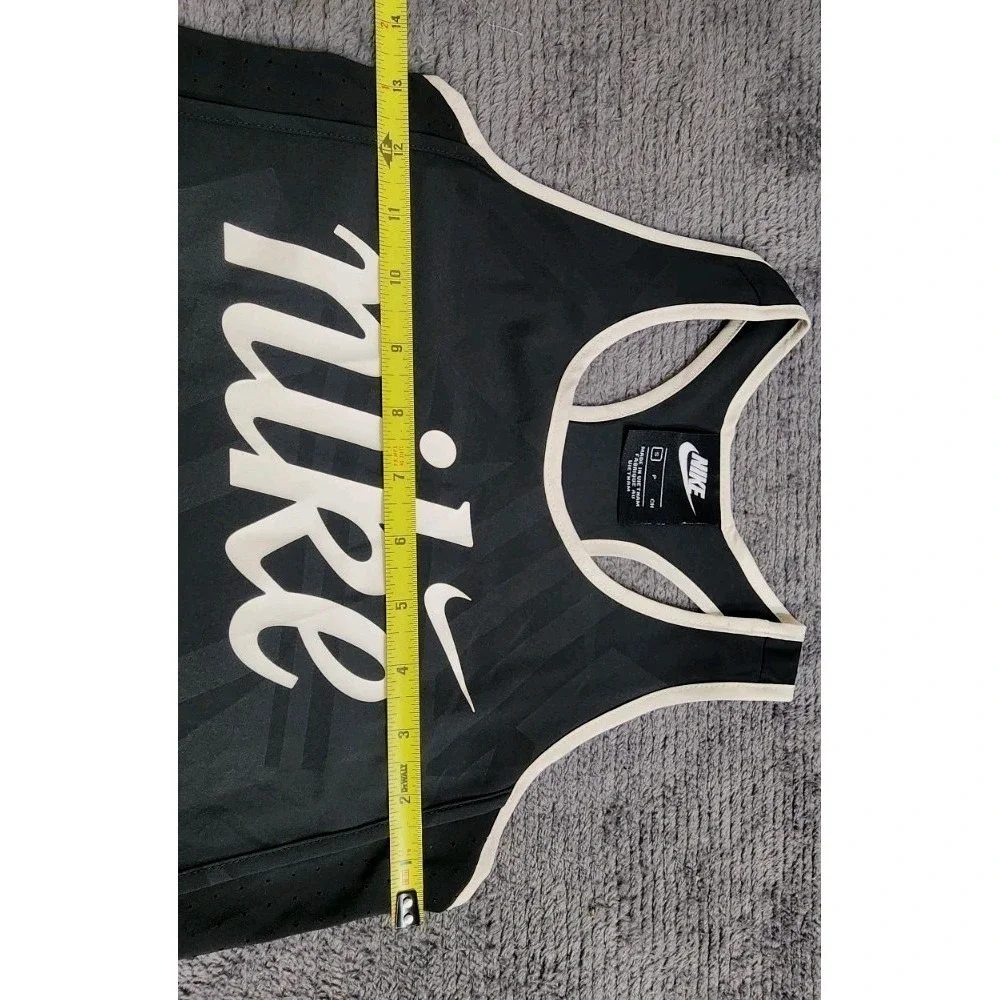 NIKE SPORTSWEAR‎ TEMPO LIGHTWEIGHT WOVEN DRESS Black Tank Girls Sz S Tennis NEW